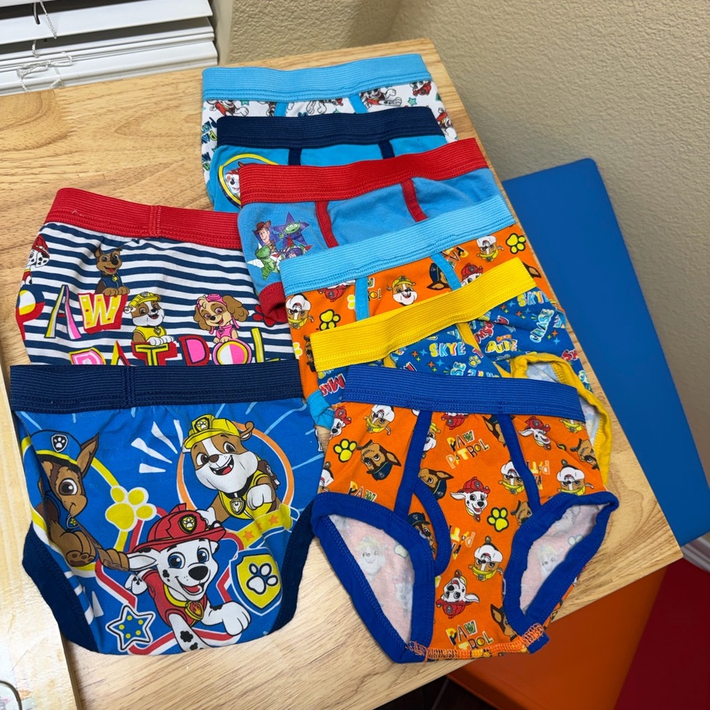 Paw Patrol Boys 2T/3T Underwear Bundle